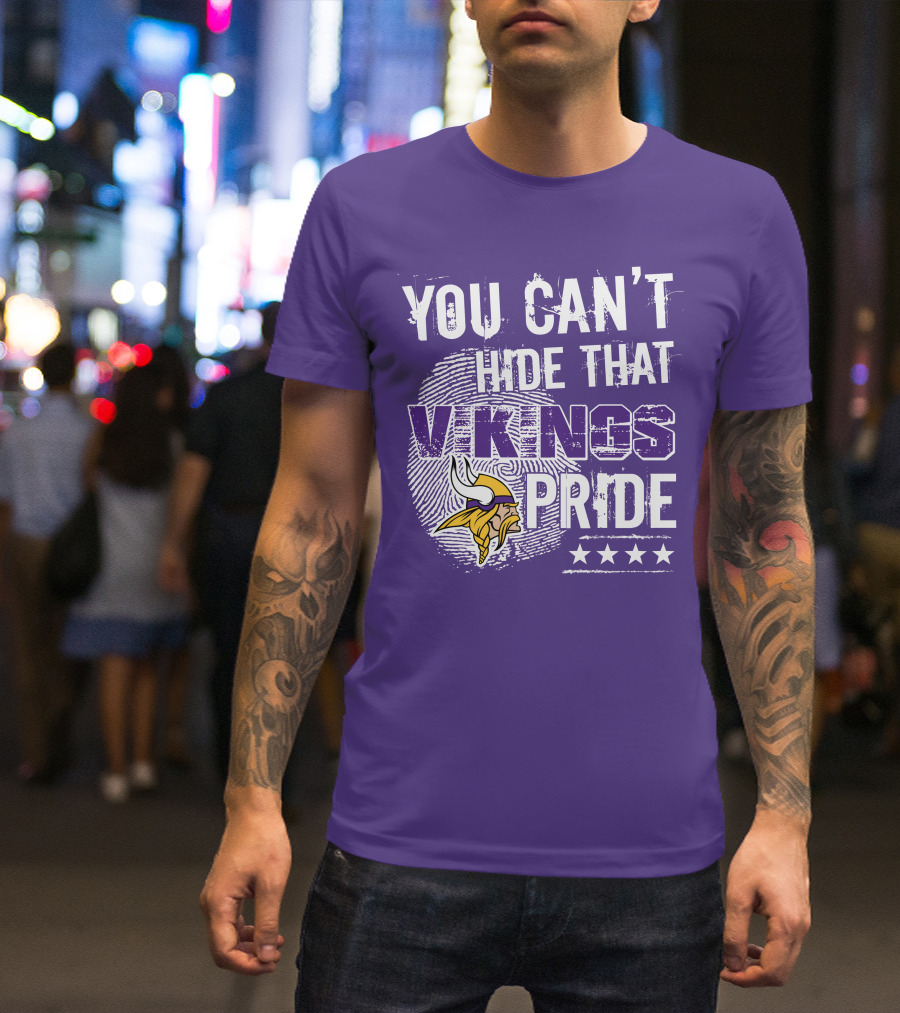 You Can't Hide That Vikings Pride With Iconic Minnesota T-Shirt