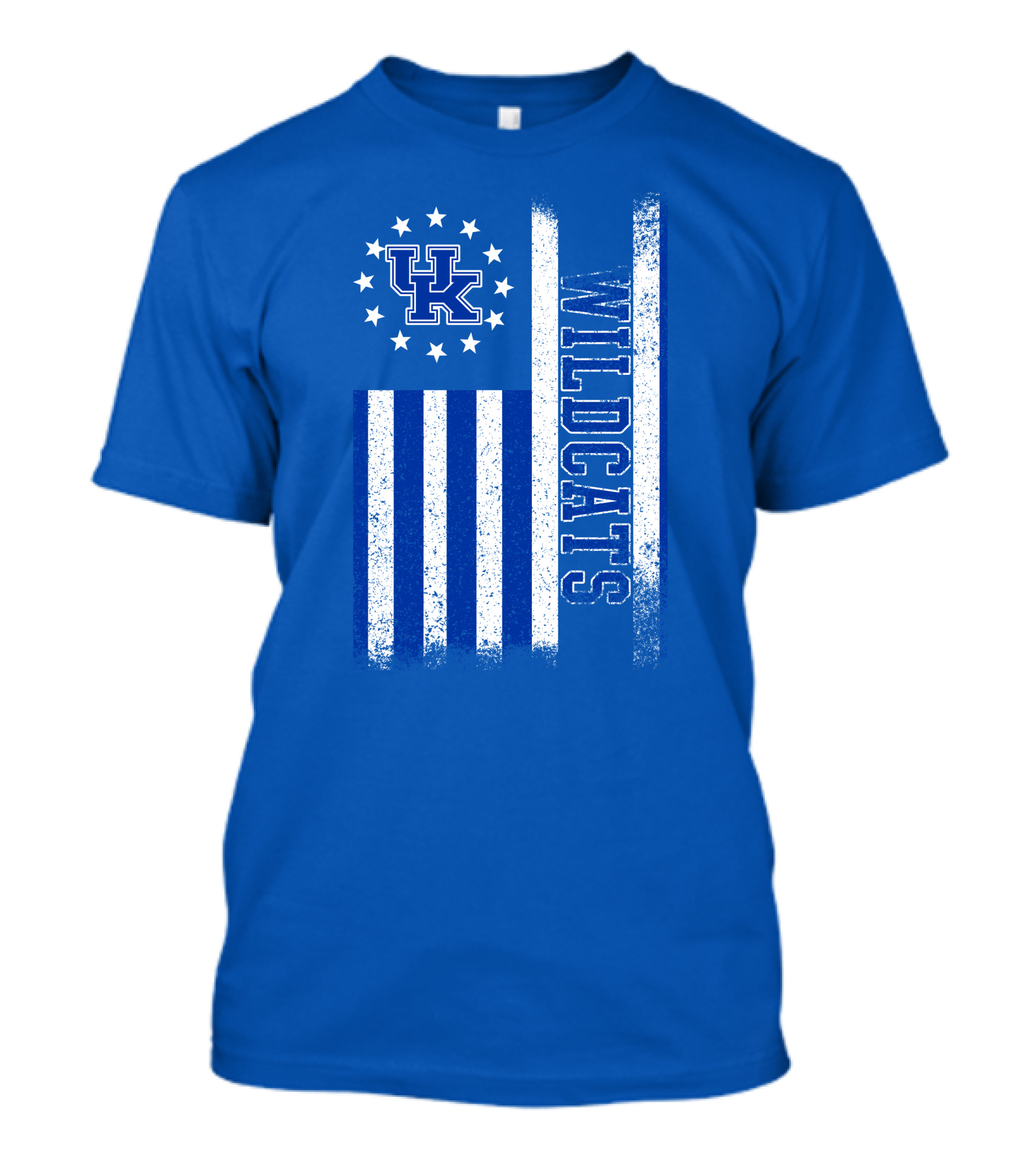 Kentucky Wildcats American Flag Uk Logo Wildcat Pride T-Shirt