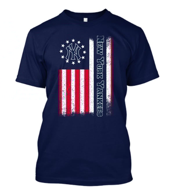New York Yankees American Flag Stars And Stripes T-Shirt