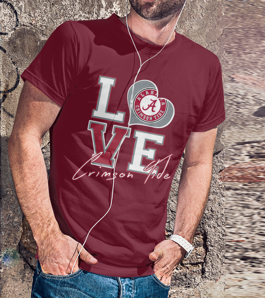 LOVE Alabama Crimson Tide T-Shirt