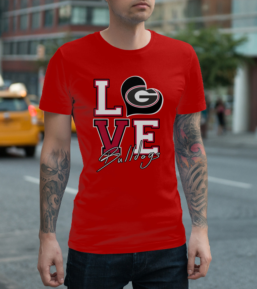 LOVE Georgia Bulldogs T-Shirt