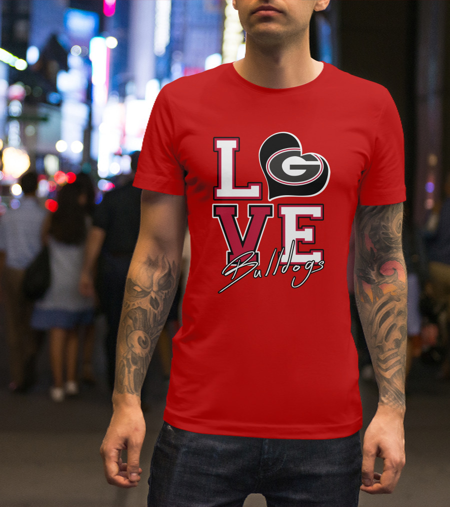 LOVE Georgia Bulldogs T-Shirt