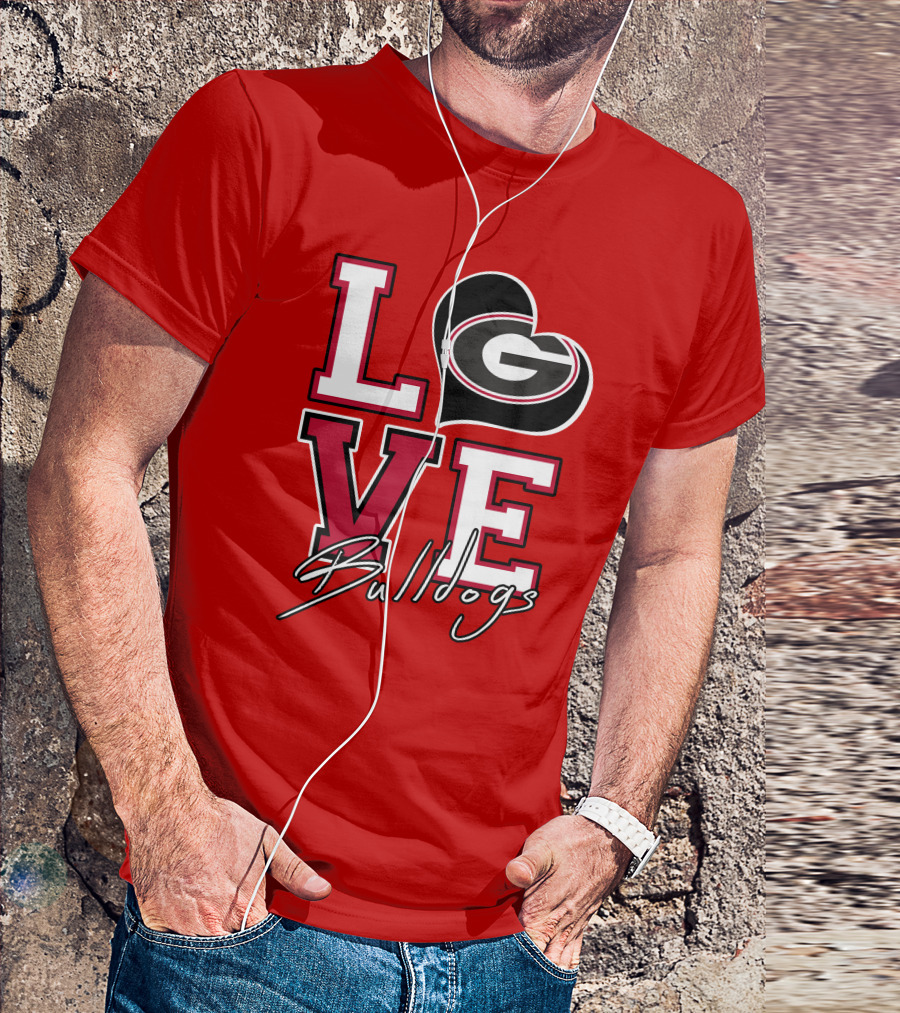 LOVE Georgia Bulldogs T-Shirt