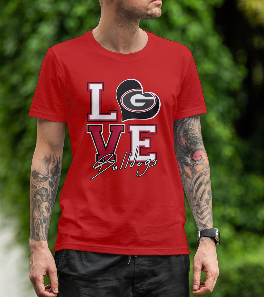 LOVE Georgia Bulldogs T-Shirt