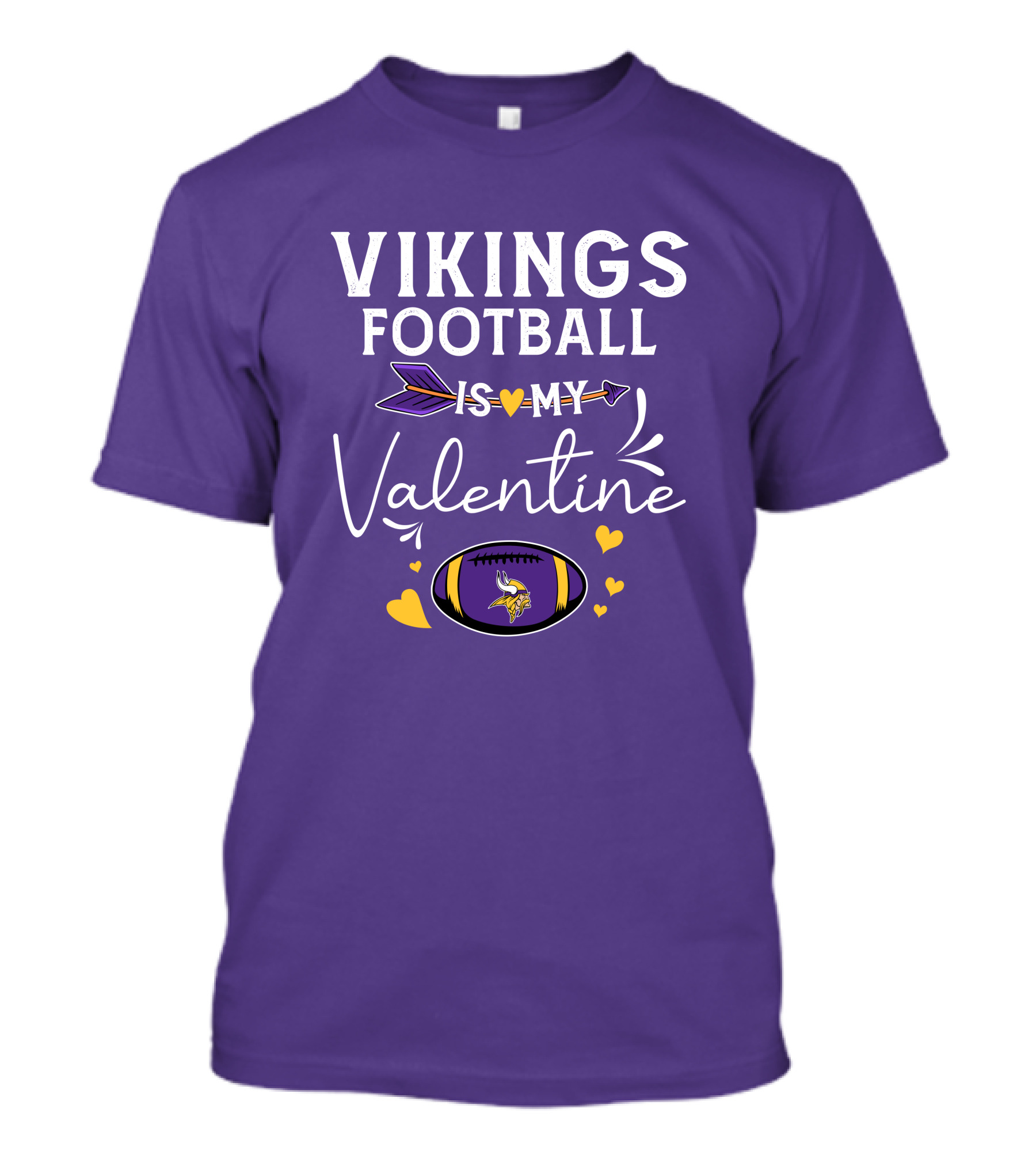 Vikings Football Is My Valentine T-Shirt