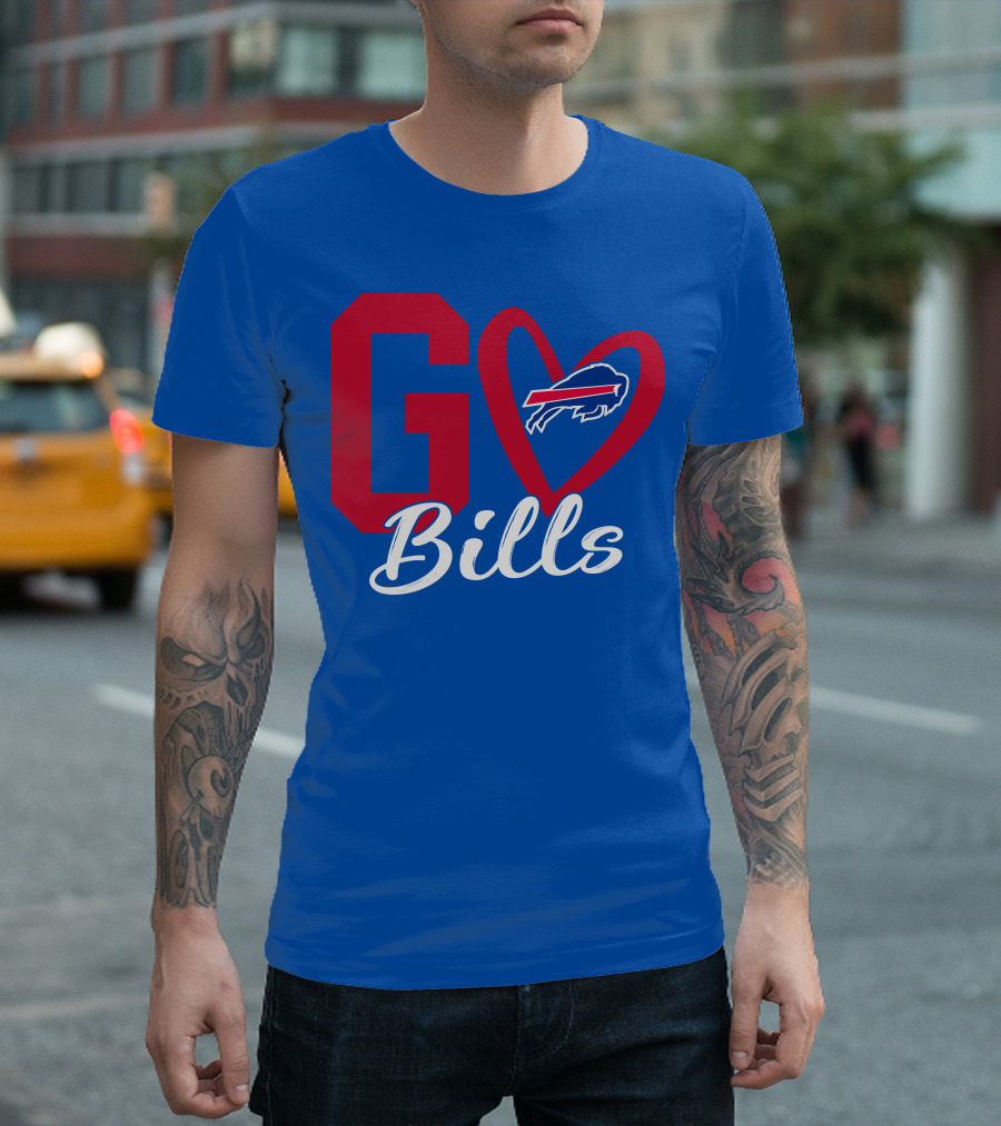 Go Bills Love Buffalo Bills T-Shirt