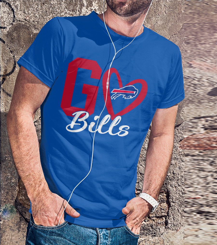 Go Bills Love Buffalo Bills T-Shirt