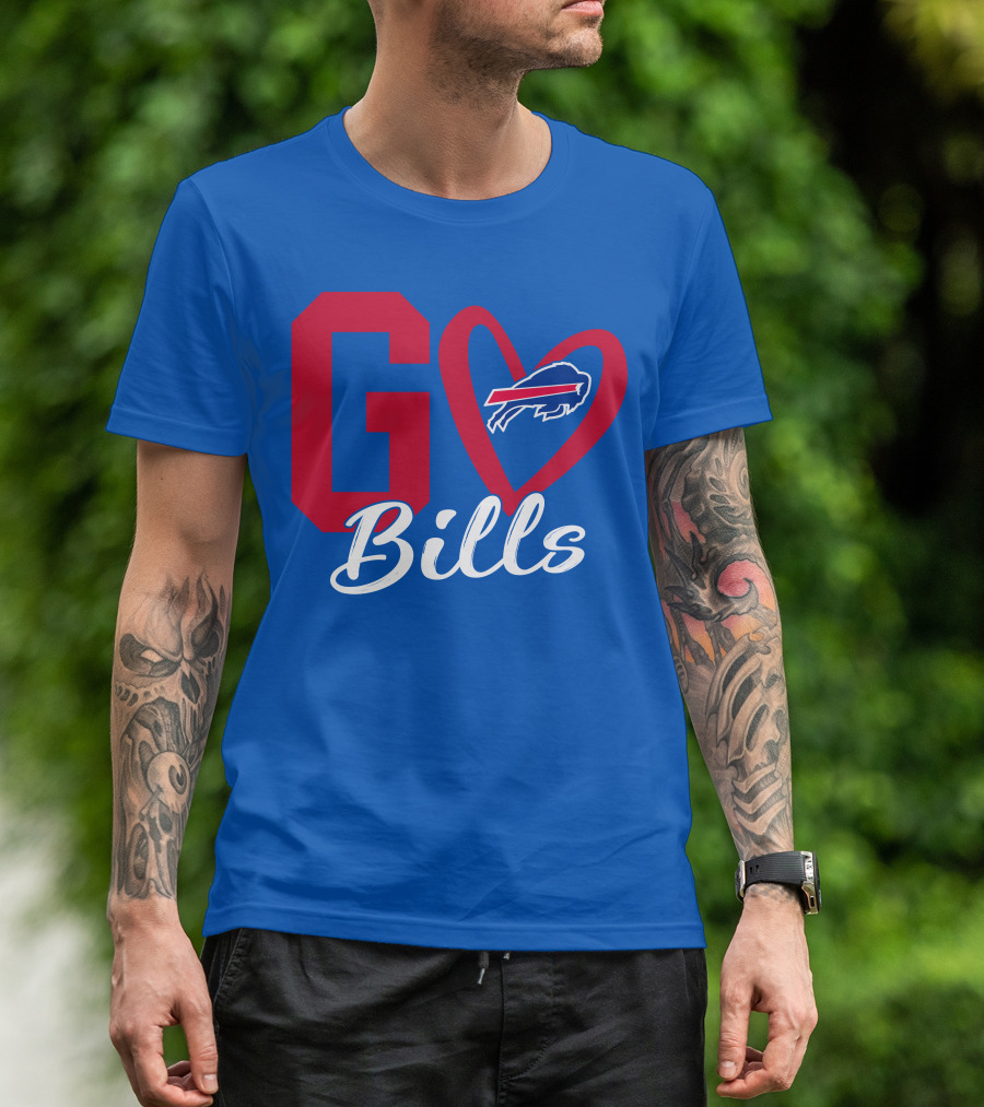 Go Bills Love Buffalo Bills T-Shirt