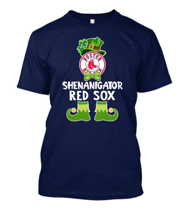 Boston Red Sox Shenanigator Leprechaun St. Patrick's Day T-Shirt