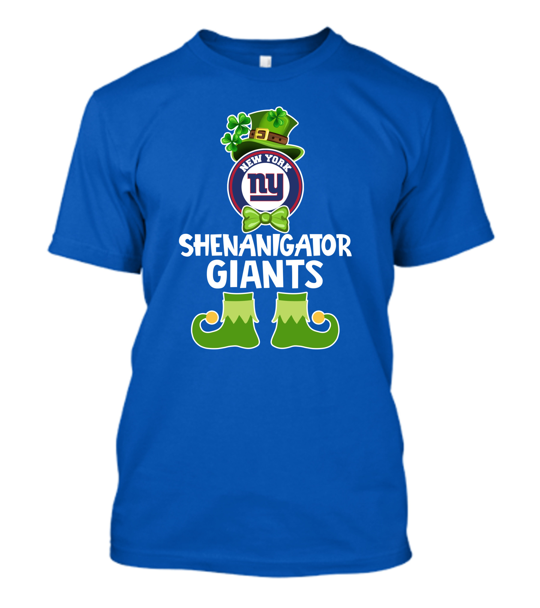 New York Giants St. Patrick's Day Shenanigator Leprechaun Fun T-Shirt