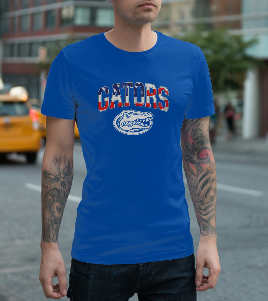 Gators American Flag T-Shirt
