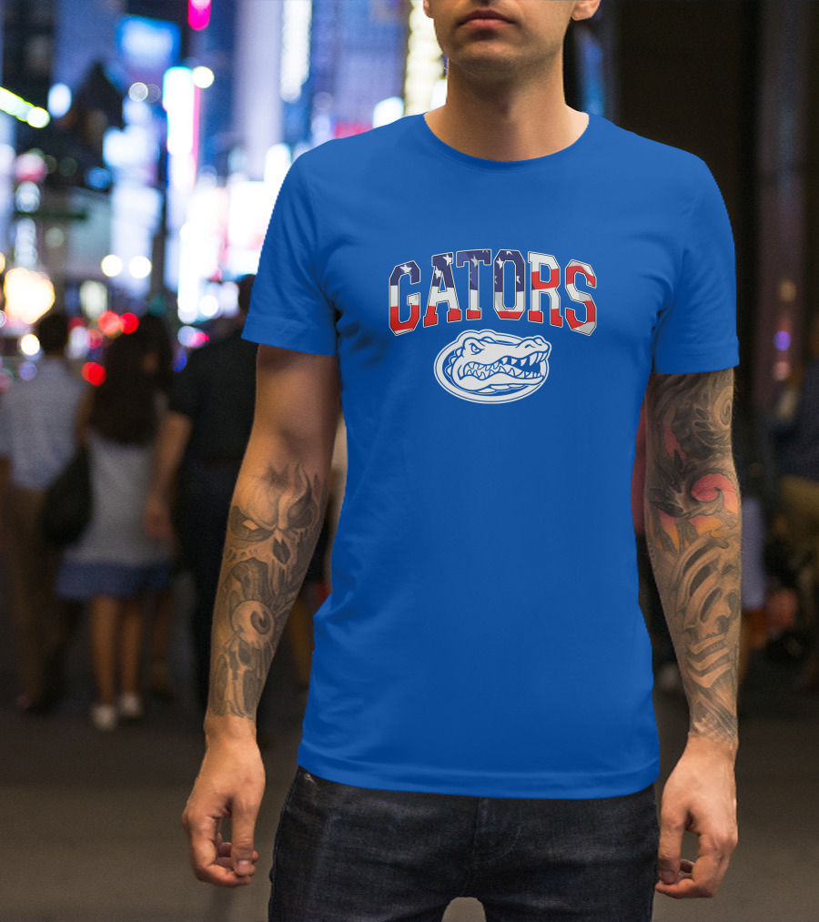 Gators American Flag T-Shirt