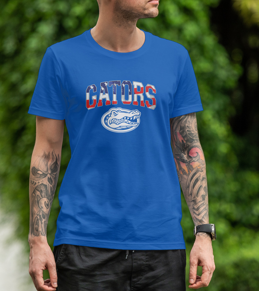 Gators American Flag T-Shirt