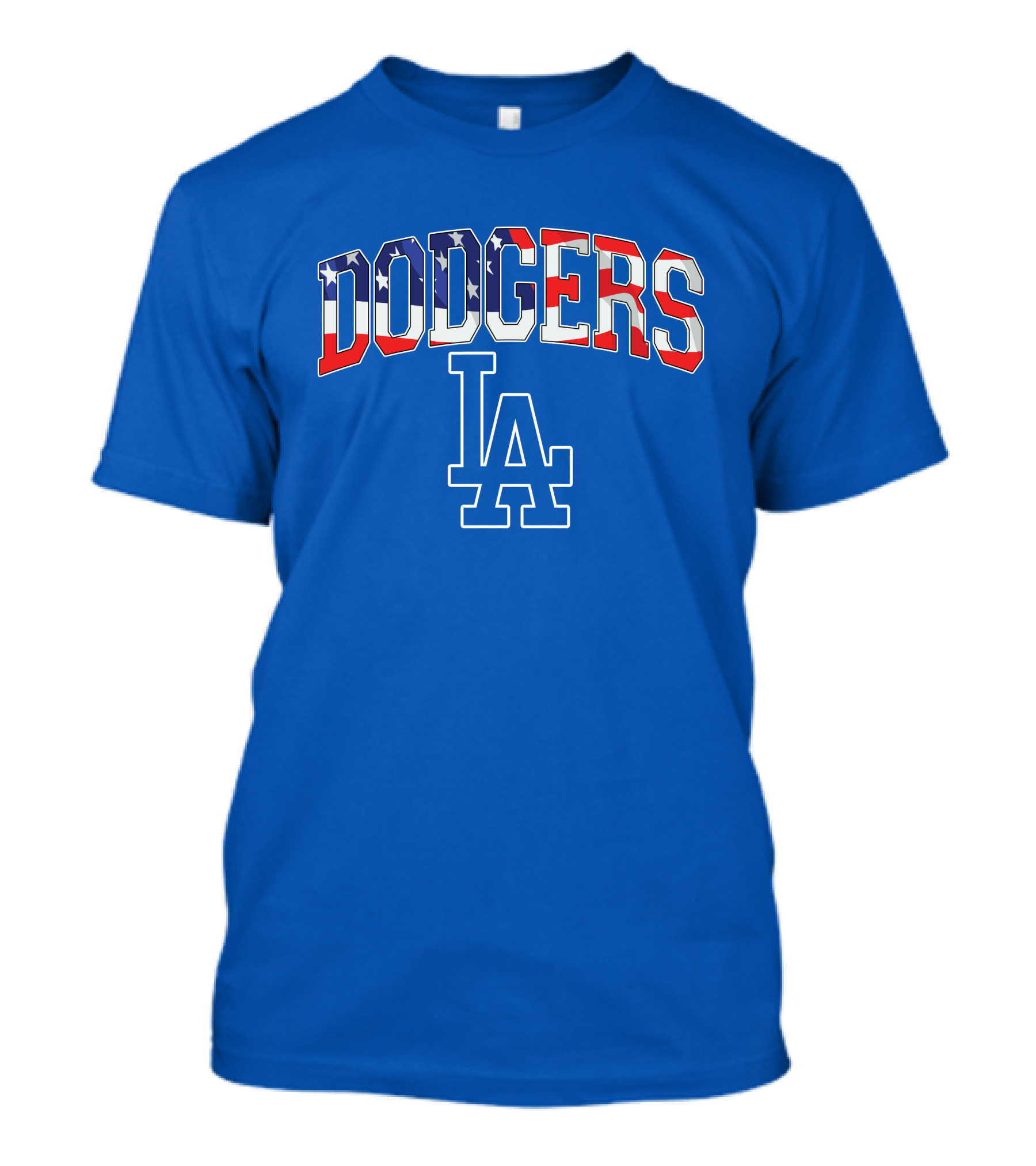 Dodgers American Flag LA T-Shirt