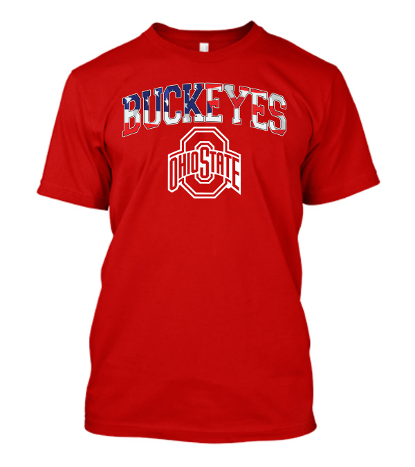 Ohio State Buckeyes American Flag Buckeyes Ohio State T-Shirt