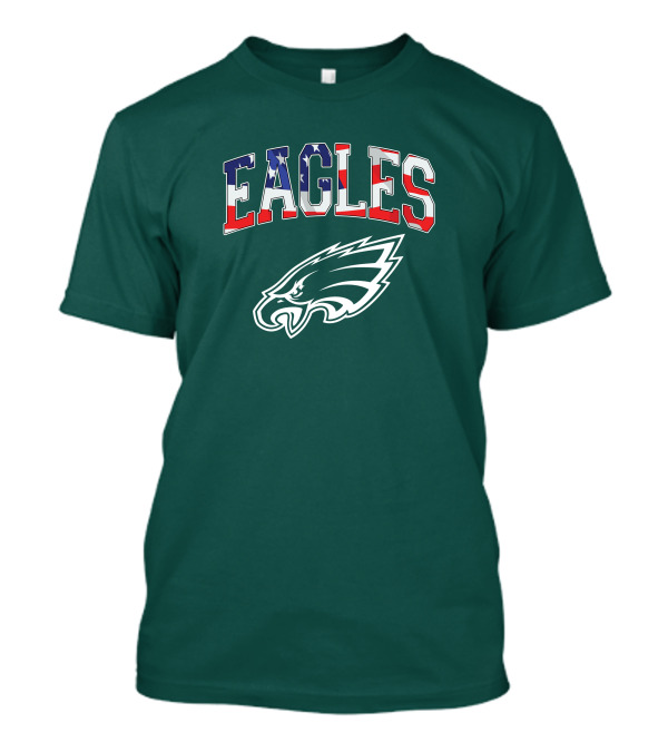 Eagles American Flag Philadelphia T-Shirt