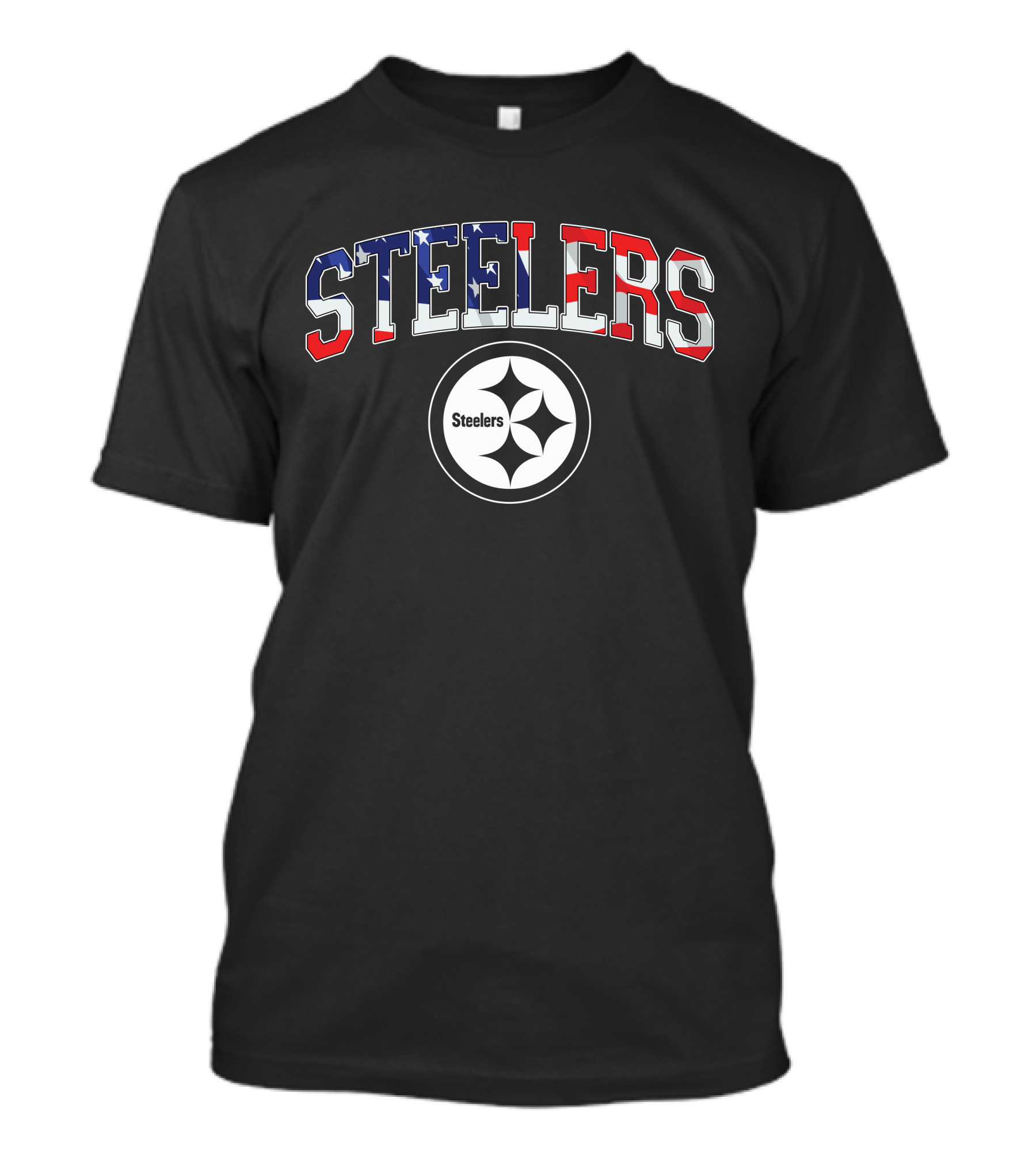 Steelers American Flag Pittsburgh Steelers T-Shirt