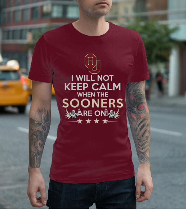 Ou Sooners Excitement Keep Calm Struggle T-Shirt