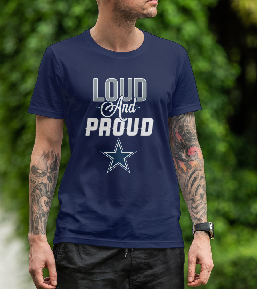 Dallas Cowboys Loud And Proud Star T-Shirt