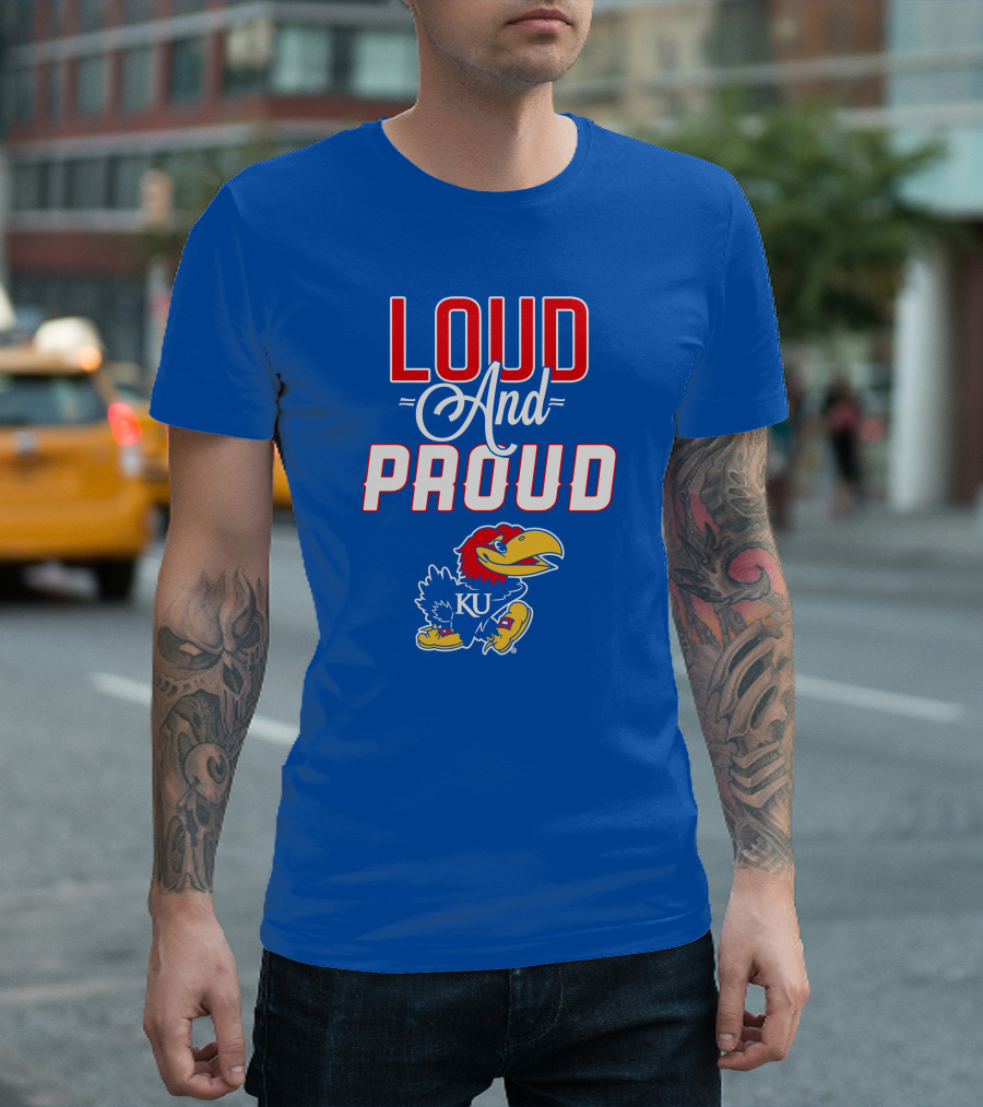 Kansas Jayhawks Loud And Proud KU Jayhawk T-Shirt