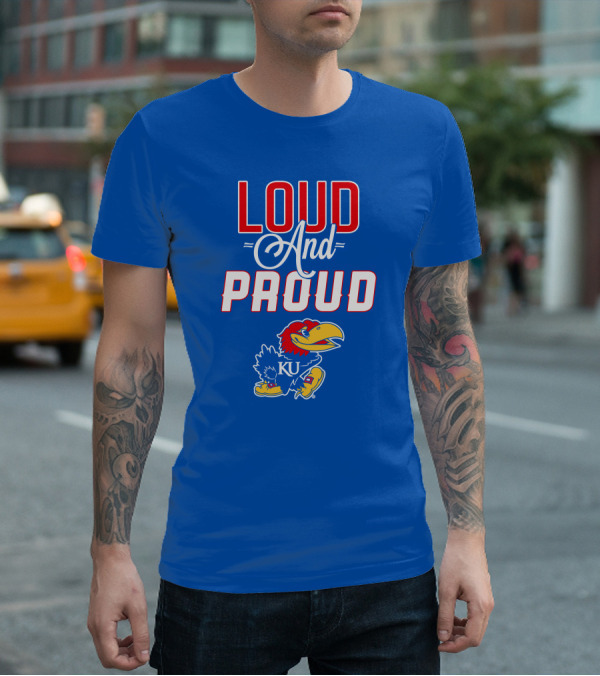 Kansas Jayhawks Loud And Proud KU Jayhawk T-Shirt