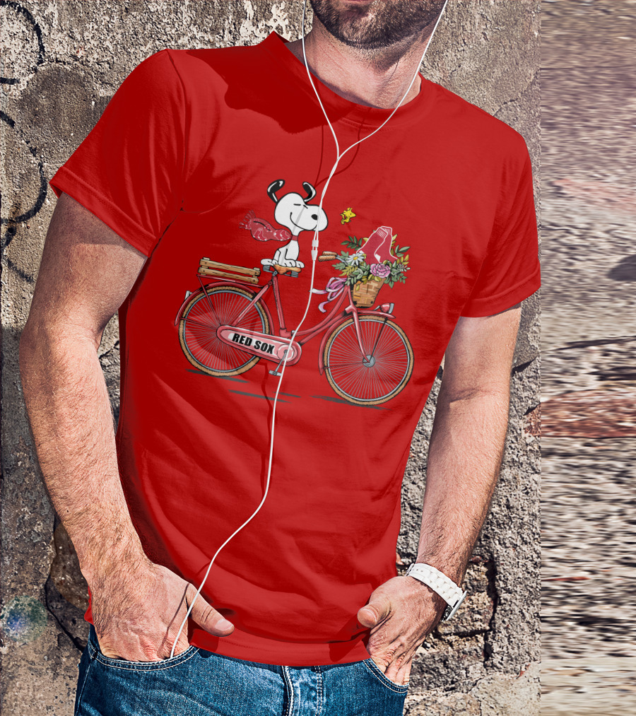 Red Sox Snoopy Big Ride T-Shirt