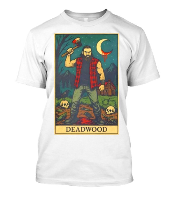 Mountain Man Matt Deadwood Horror Halloween Axe Scene T-Shirt