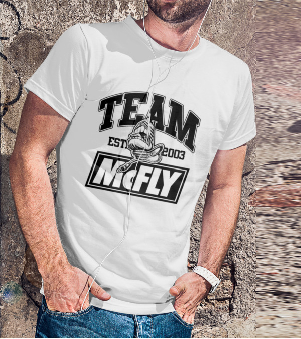 Team McFly Iconic Fist Bump Gesture T-Shirt