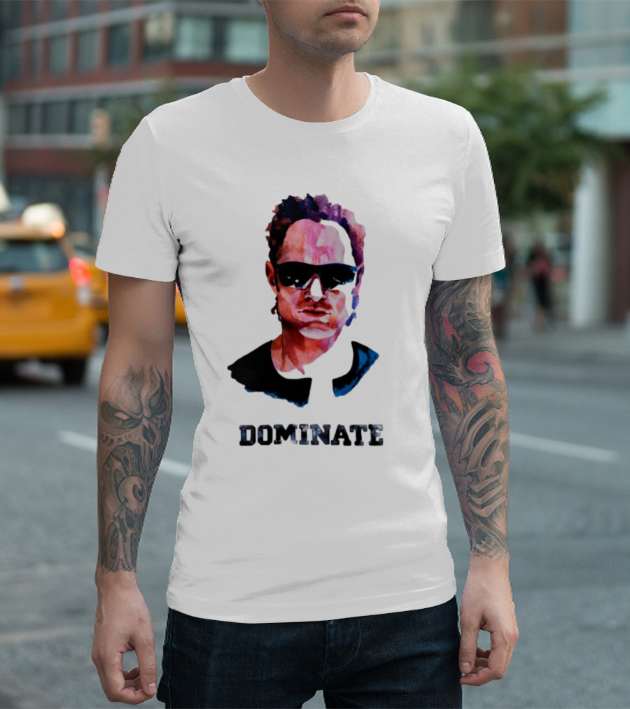 Dominate Win Lose Bold Sunglasses Illustration T-Shirt