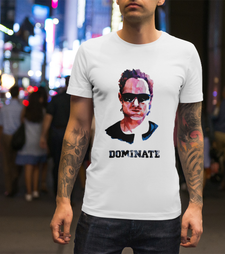 Dominate Win Lose Bold Sunglasses Illustration T-Shirt