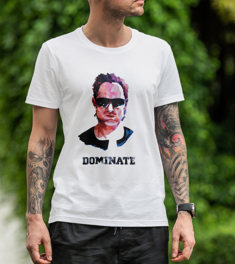 Dominate Win Lose Bold Sunglasses Illustration T-Shirt