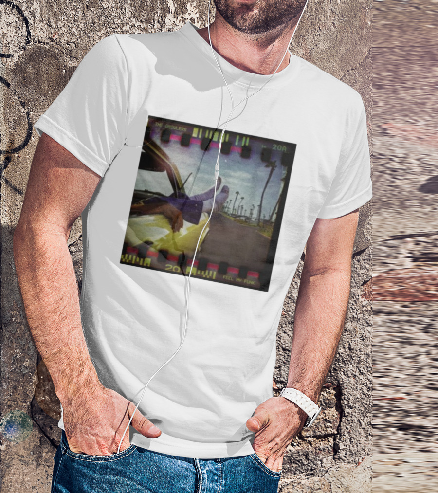 The Growlers Feel My Funk Vintage Filmstrip Car Ride Palms T-Shirt