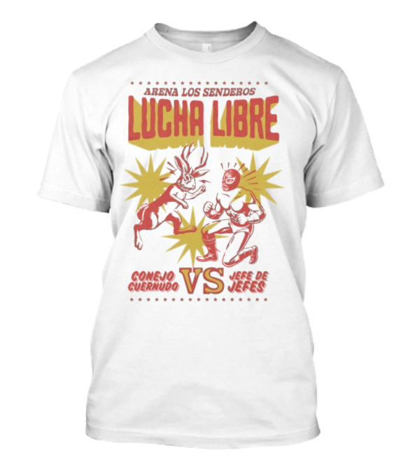 Arena Los Senderos Lucha Libre Conejo Cornudo VS Jefe De Jefes Classic Matchup T-Shirt