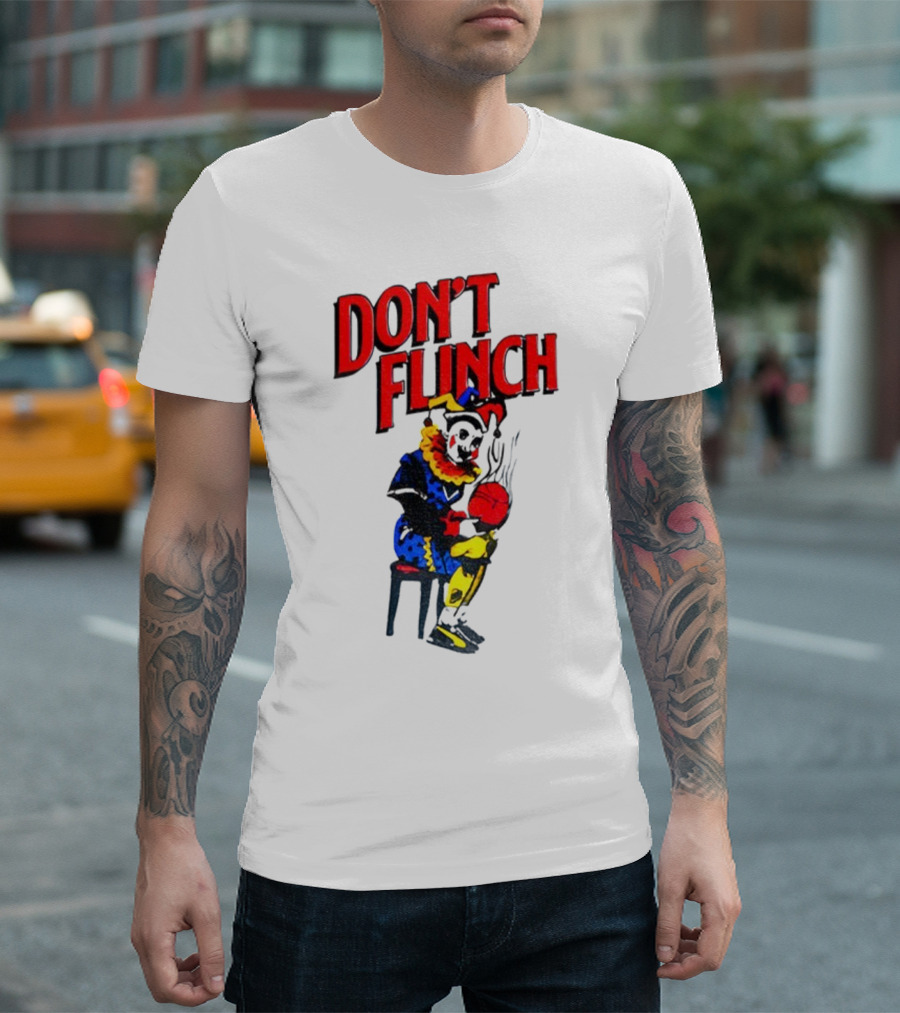 Tyrese Haliburton Basketball Clown Don't Flinch T-Shirt
