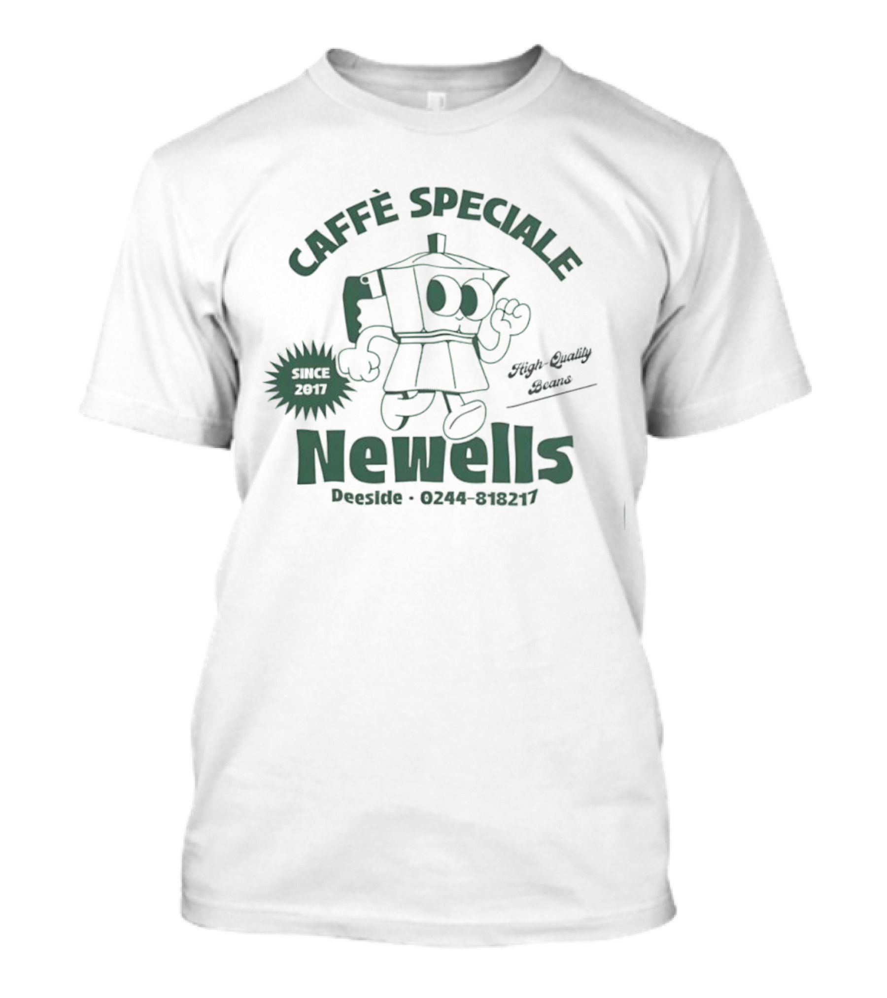 Caffè Speciale Newells 2017 High Quality Beans Since Rosetta 0244-988217 T-Shirt