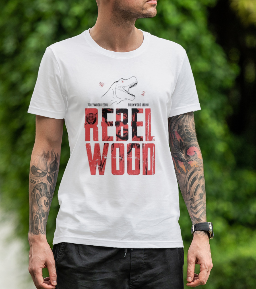 Rebelwood Dinosaur Tollywood Ledhu Bollywood Ledhu T-Shirt