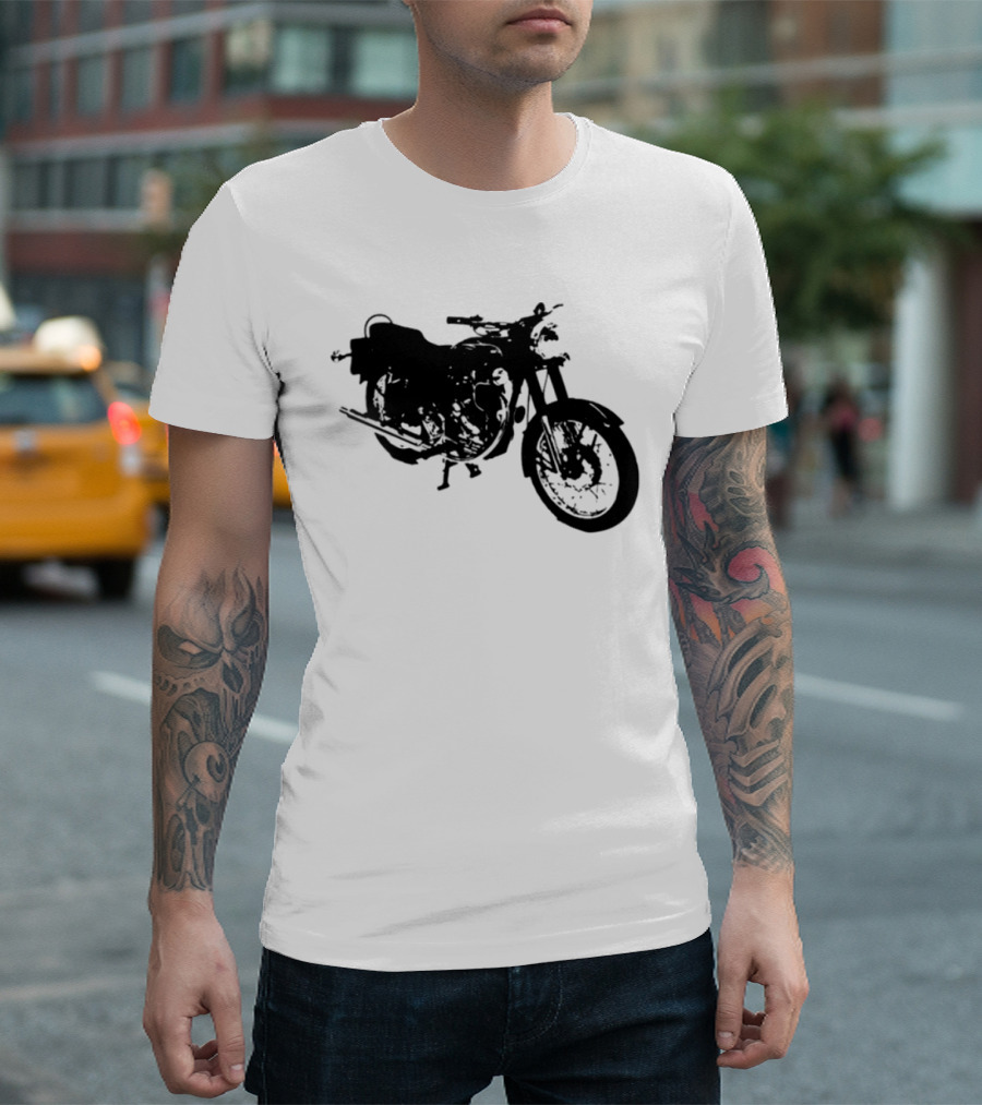 Bacon Hair Riding Motorcycle Fun Adventure T-Shirt