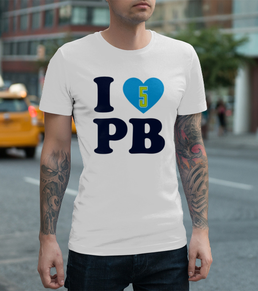 Azzi Fudd I Love 5 Heart Pb Paige Bueckers T-Shirt