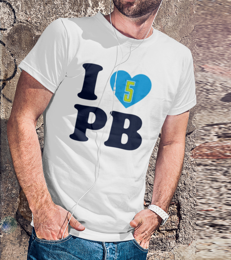 Azzi Fudd I Love 5 Heart Pb Paige Bueckers T-Shirt