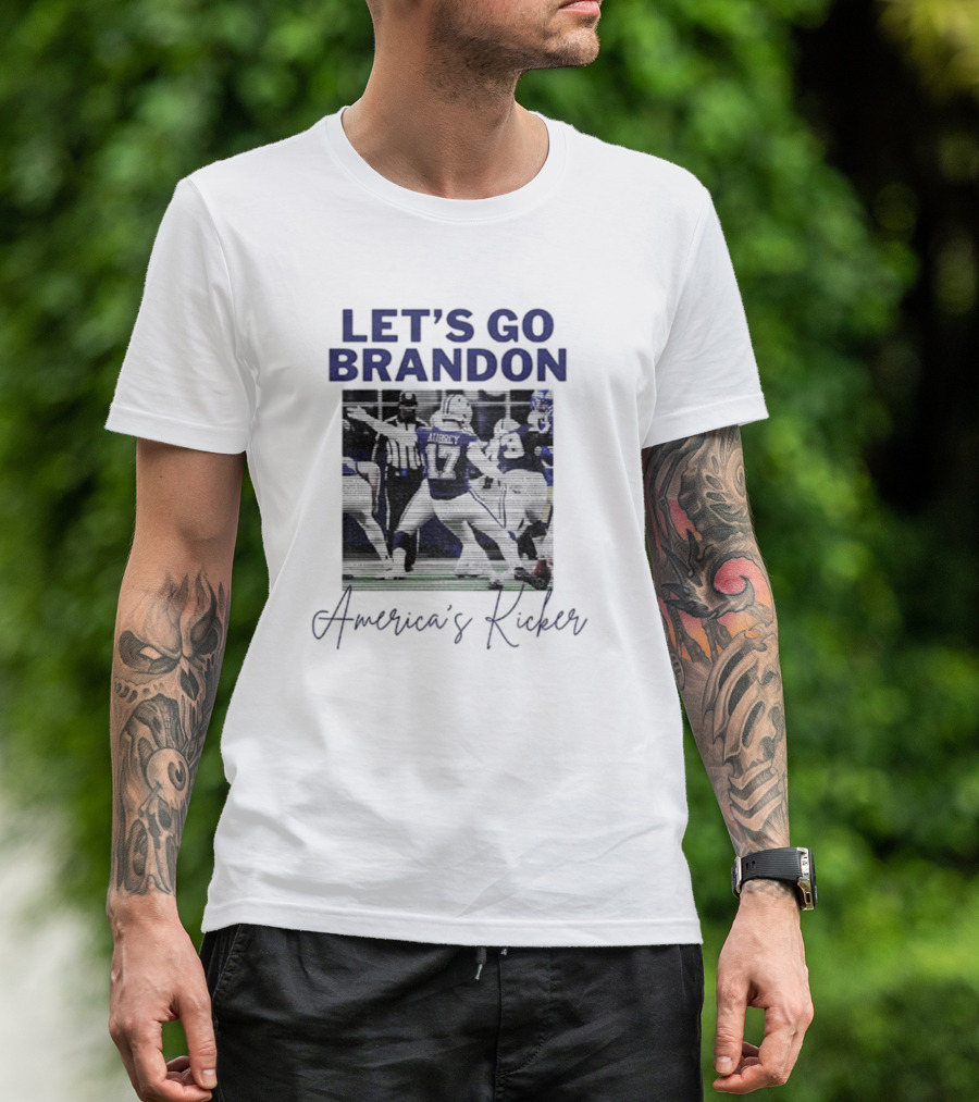 Let's Go Brandon America's Kicker Dallas Cowboys T-Shirt