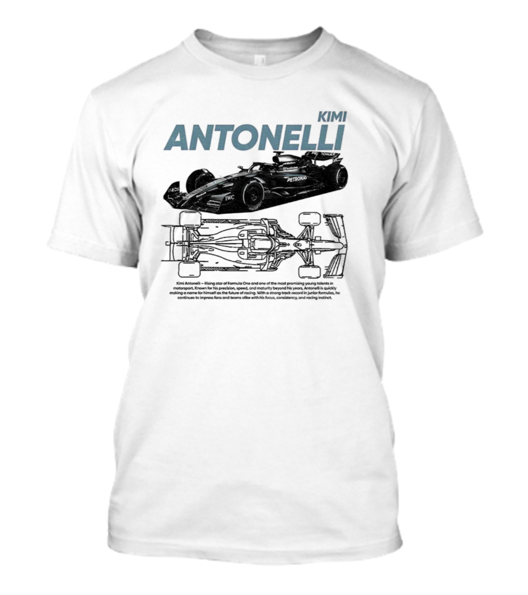 Kimi Antonelli Motorsport Fan Rising Star Formula One Racing Enthusiast T-Shirt