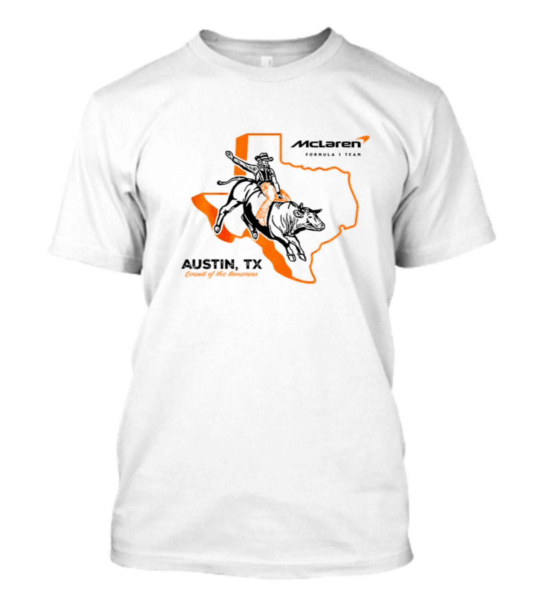 Mclaren Formula 1 Team Texas Circuit Of The Americas Austin TX T-Shirt