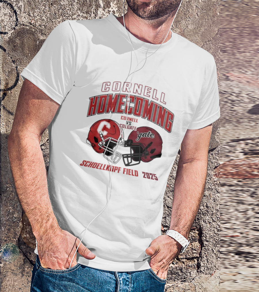 Cornell Homecoming 2025 Cornell Vs Colgate Schoellkopf Field Game Day T-Shirt