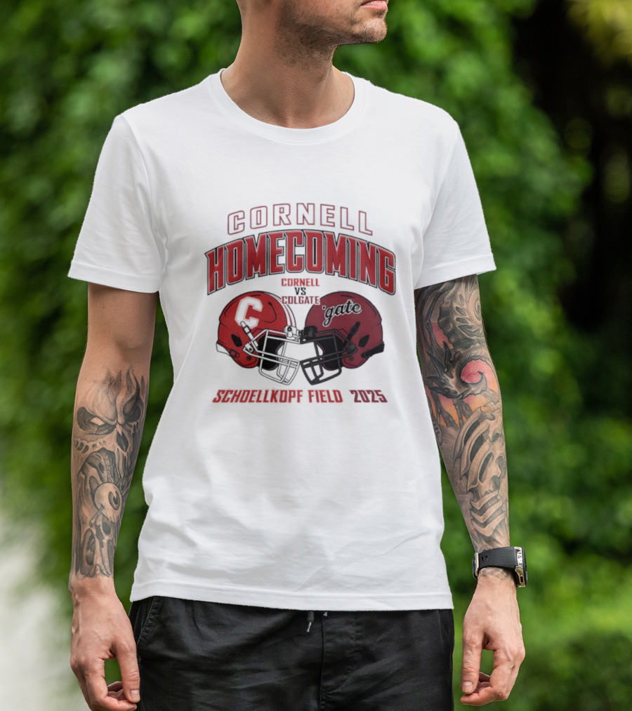 Cornell Homecoming 2025 Cornell Vs Colgate Schoellkopf Field Game Day T-Shirt
