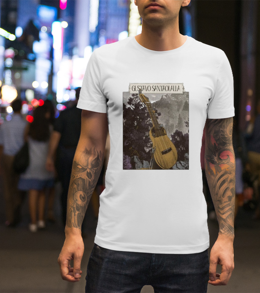 Gustavo Santaolalla Guitar Tour 2025 Artwork T-Shirt