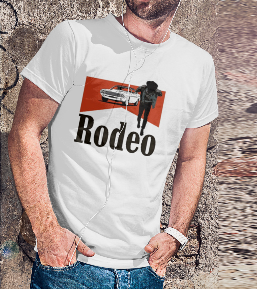Johnny Stimson Rodeo Car Silhouette T-Shirt