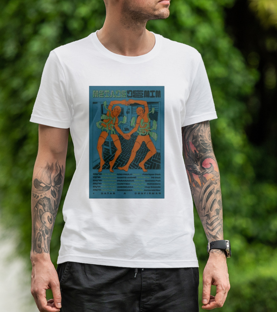 Metade De Mim October 2025 São Paulo Curitiba Tour Dates T-Shirt