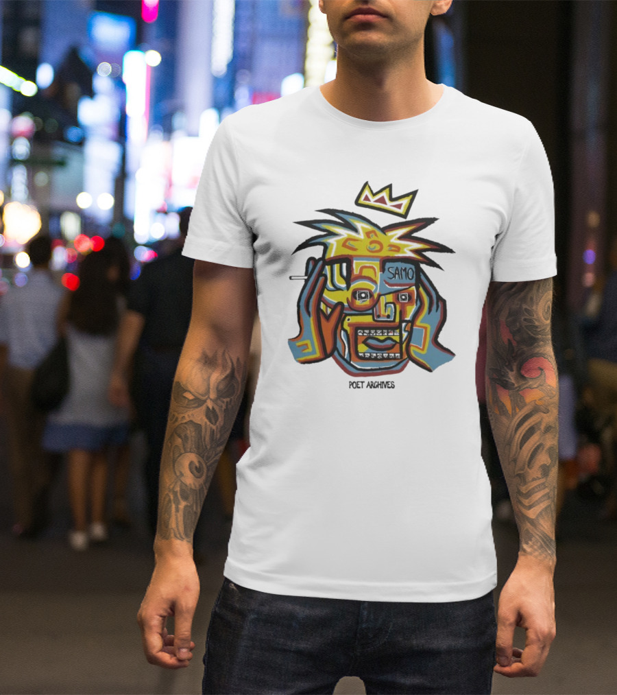 SAMO Crown Poet Archives Street Art Inspired T-Shirt