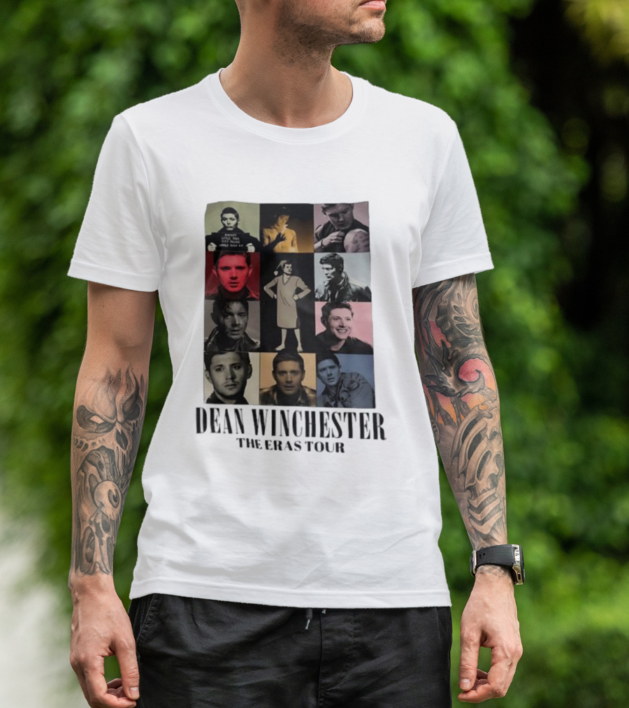 Dean Winchester The Eras Tour Supernatural TV Show T-Shirt