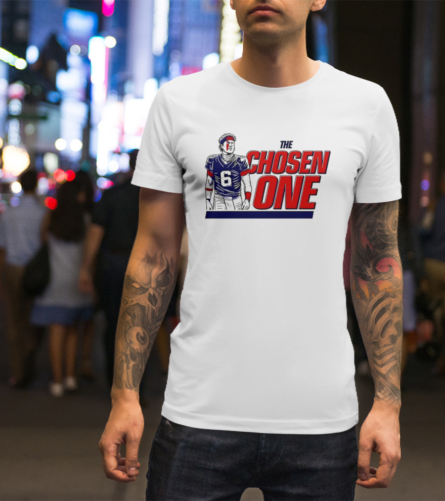 Jaxson Dart New York Giants The Chosen One T-Shirt